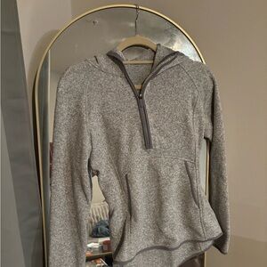 Lululemon Athletica Heathered Gray Zip-Up Jacket